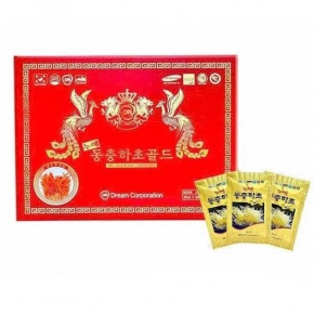 Nước Đông Trùng Hạ Thảo Hộp Gỗ Dream Hàn Quốc 60 Gói x 30ml Chính Hãng